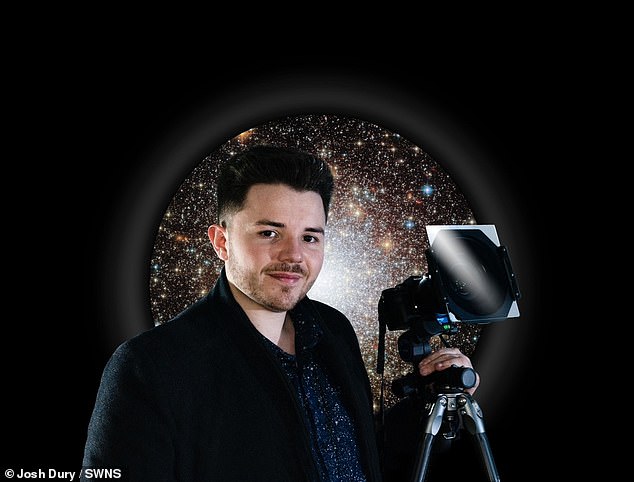 Photo by astronomer Josh Drury (pictured)