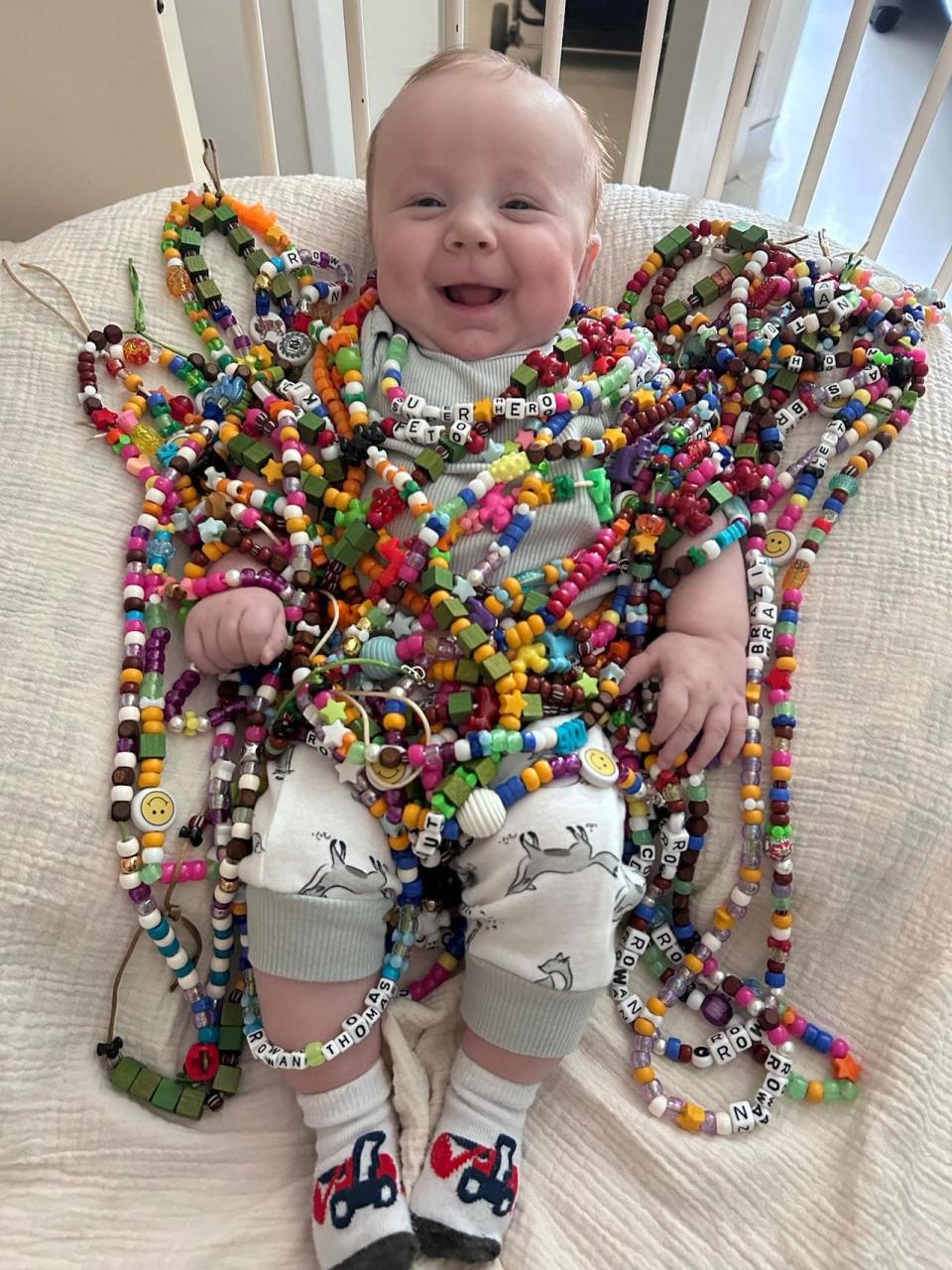 SickKids has an amazing bead program where patients collect beads for each procedure during their treatment and Mary Rankin says her granddaughter Rowan Brazil has hundreds.